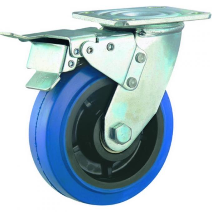 6 Inch Rubber Casters For Trash Dumpster
