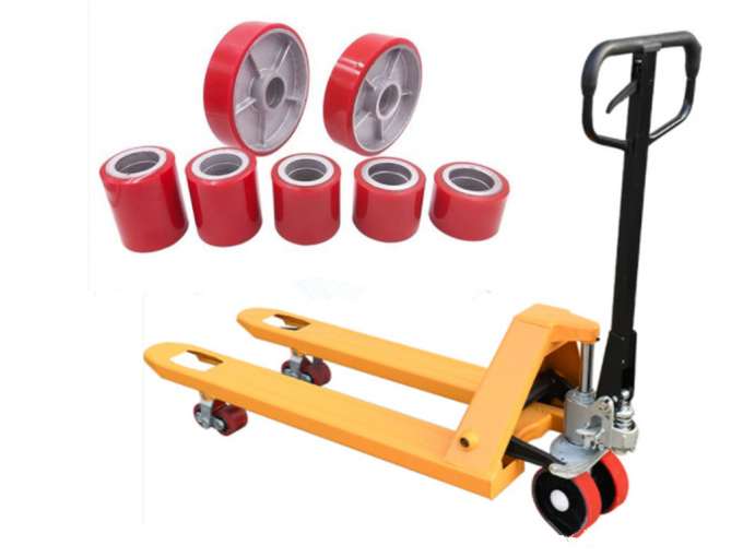 Polyurethane Pallet Truck Roller Load Wheels 80*90mm