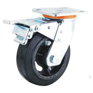 5 Inch Heavy Duty Casters With Brakes Locking Wheels Gate Caster