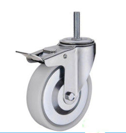 Locking 6 inch Stem nylon  trolley castors