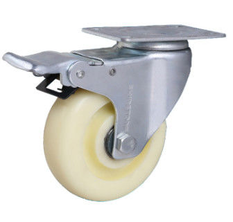 125mm Locking Cart Wheels Nylon Casters Lockable Castor Wheels