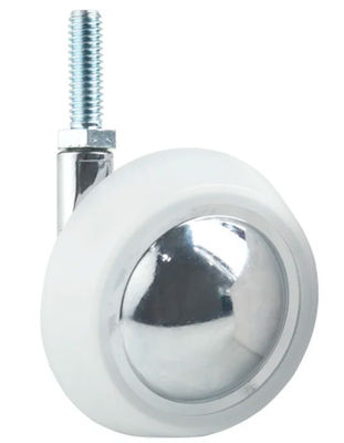 Round Ball Caster With Threaded Stem