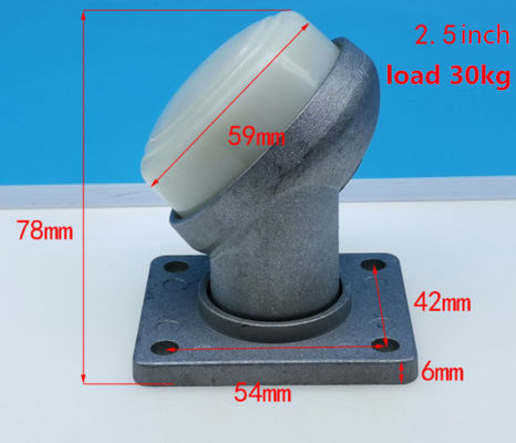 Nylon Casters For Textile Machinery Cotton Spinning Sliver Can