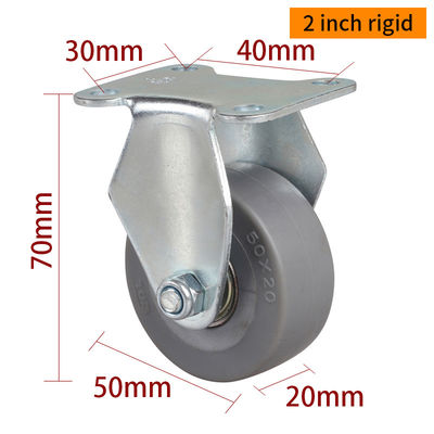 Giá tốt. 35kg 2 Inch Rotary Caster Wheels Mini 50mm Castor Wheels 262P-56 trực tuyến