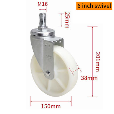 Good price Medium Duty TPA Industrial Caster Wheels 6 Inch 250kg Load online