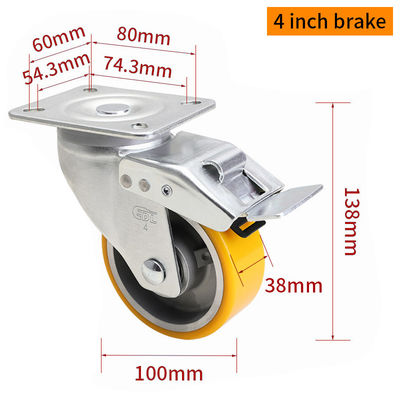 Giá tốt. Vòng xoắn màu vàng công nghiệp 4 Inch 100mm 300 Kg Vòng xoắn trực tuyến