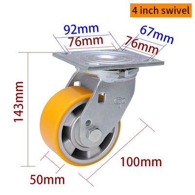 Giá tốt. Hạt nhôm 4 bánh xe cao tốc Đường dây cao tốc Găng phủ 100mm trực tuyến