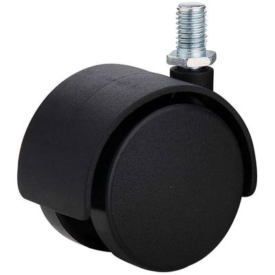 50mm threaded stem double wheel furniture castors