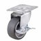 2 inch gray TPR rubber caster wheels