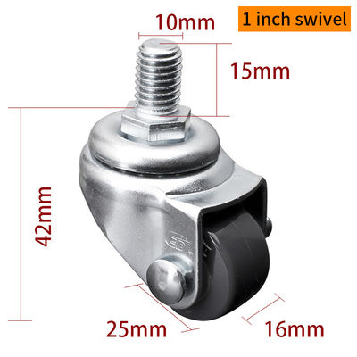 Giá tốt. Xám 1 Inch quay bánh xe xích 30Kg 25mm bánh xe xích 201S-72 trực tuyến