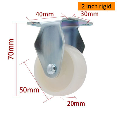 Buen precio TPA Mini ruedas de ruedas de ruedas de 50 mm 40 kg 2 pulgadas rígidas 262P-23 en línea