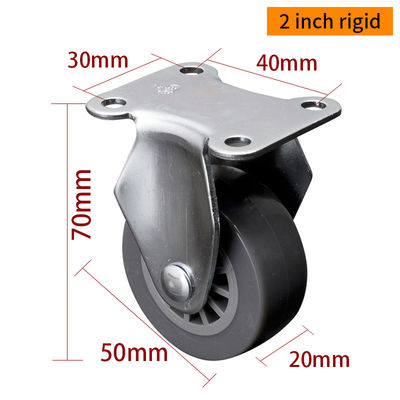 Good price Grey Miniature Caster Wheels 2 Caster Wheels With Brakes 262P-73 online