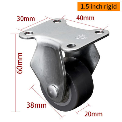 Giá tốt. 1.5 Inch Rotating Caster Wheels, Small Castor Wheels with Brakes (bánh xe quay quay 5 inch, bánh xe quay nhỏ có phanh) trực tuyến