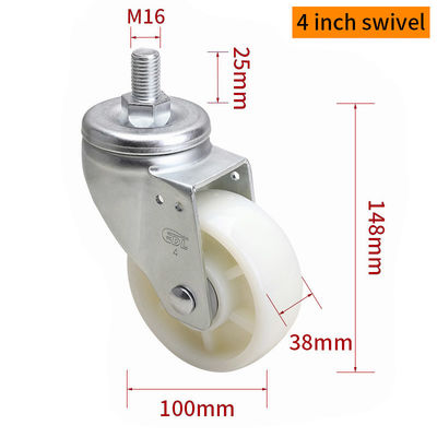 Giá tốt. EDL Trung bình nhiệm vụ TPA Caster 4inch 250kg Threaded bởi Swivel và loại phanh trực tuyến