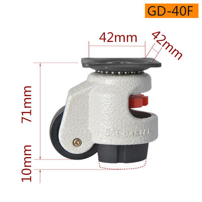 Giá tốt. 50kg-1500kg Bàn phẳng cán Đánh giá nặng EDL Casters GD Series GDF trực tuyến
